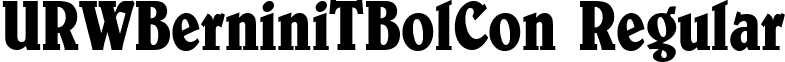 URWBerniniTBolCon Regular font - urwberninitbolcon.ttf