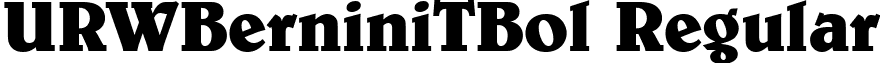 URWBerniniTBol Regular font - urwberninitbol.ttf