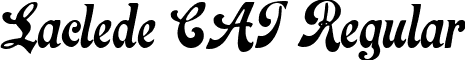 Laclede CAT Regular font - Laclede_CAT.ttf