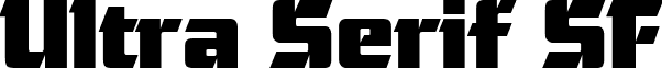 Ultra Serif SF font - ultraserifsf.ttf