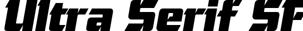 Ultra Serif SF font - ultraserifsfitalic.ttf