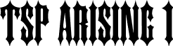 tsp arising 1 font - tsparising1.ttf