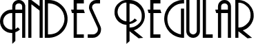 Andes Regular font - ANDES__0.TTF