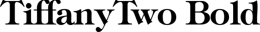 TiffanyTwo Bold font - tiffanytwo-bold.ttf