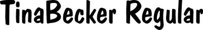 TinaBecker Regular font - tinabecker.ttf