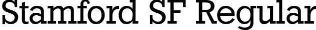 Stamford SF Regular font - stamfordsf.ttf