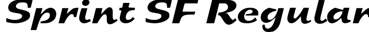 Sprint SF Regular font - sprintsf.ttf