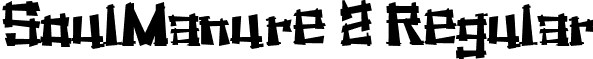 SoulManure 2 Regular font - soulmanure2.ttf