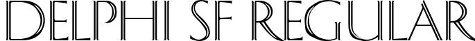 Delphi SF Regular font - delphisf.ttf