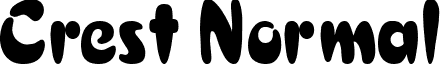 Crest Normal font - crest.ttf