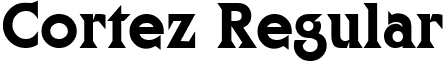 Cortez Regular font - cortezregular.ttf