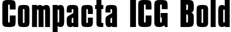 Compacta ICG Bold font - compactaicgbold.ttf