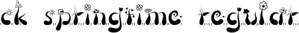 CK Springtime Regular font - ckspringtime.ttf