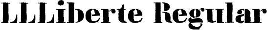 LLLiberte Regular font - LLLIBERT.ttf