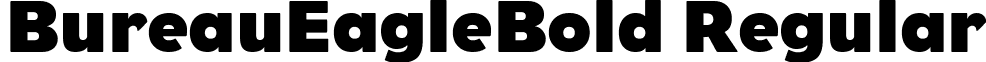 BureauEagleBold Regular font - bureaueaglebold.ttf