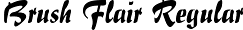 Brush Flair Regular font - brshflr.ttf