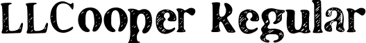 LLCooper Regular font - LLCOOPER.TTF