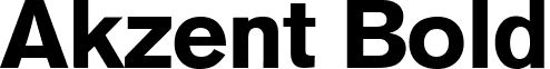 Akzent Bold font - akzent-bold.ttf