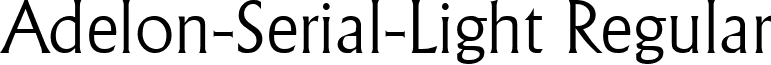 Adelon-Serial-Light Regular font - adelon-serial-light-regular.ttf