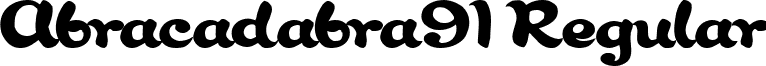 Abracadabra91 Regular font - Abracadabra91Regular.ttf