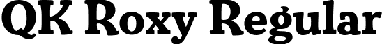 QK Roxy Regular font - qkroxy.ttf
