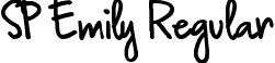 SP Emily Regular font - spemilyfaith.ttf