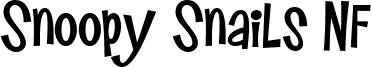 Snoopy Snails NF font - qkfrankie.ttf