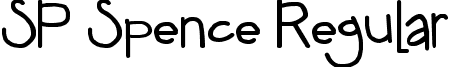 SP Spence Regular font - spspence.ttf