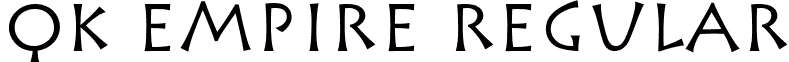 QK Empire Regular font - qkempire.ttf