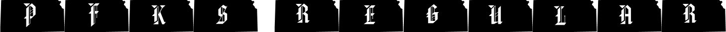 pfks Regular font - pf_ks.ttf