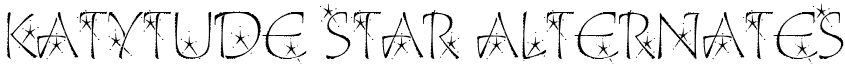 Katytude Star Alternates font - katytudestaralternates.ttf