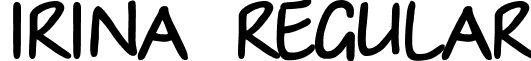 Irina Regular font - irina.ttf