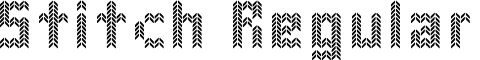 Stitch Regular font - stitch-regular.ttf