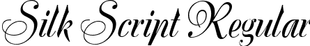 Silk Script Regular font - silkscript.ttf