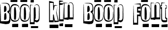 Boop kin Boop Font font - stinkinboopfont.ttf