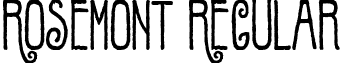 Rosemont Regular font - rosemont.ttf