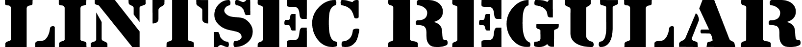 Lintsec Regular font - Lintsec.ttf