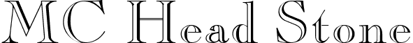 MC Head Stone font - mcheadstone.ttf