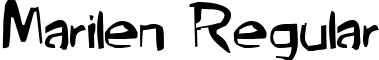 Marilen Regular font - marilen.ttf