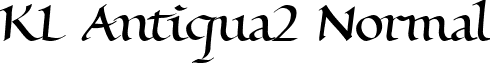 KL Antiqua2 Normal font - klantiqua2.ttf