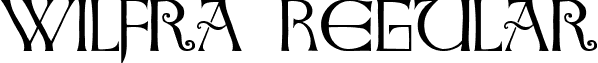 Wilfra Regular font - ji-sleepy.ttf