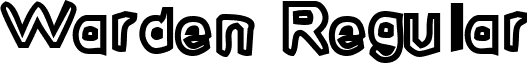 Warden Regular font - ji-sidled.ttf