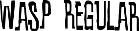 Wasp Regular font - ji-sifter.ttf