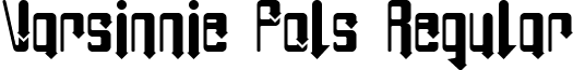 Varsinnie Pols Regular font - ji-shanti.ttf