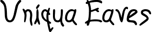 Uniqua Eaves font - ji-seines.ttf