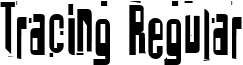 Tracing Regular font - ji-sanger.ttf