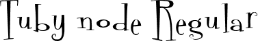 Tuby node Regular font - ji-schrod.ttf