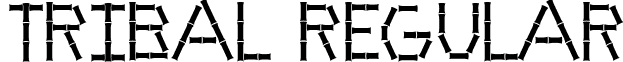 tribal Regular font - ji-scampi.ttf