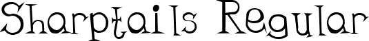 Sharptails Regular font - ji-ponent.ttf