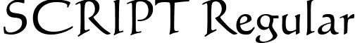 SCRIPT Regular font - ji-plages.ttf